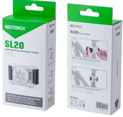 Nextorch SL20 Pyörän takavalo, punainen LED