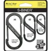 Nite Ize S-Biner 3-Pack Black