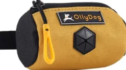 OllyDog Scoop Pick Up Bag pidike koirankakkapusseille, musta/keltainen