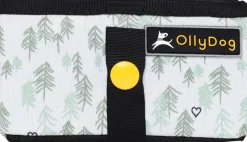 OllyDog Crumple Travel Bowl taitettava matkakulho, Tree Hugger Print