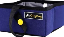 OllyDog Crumple Travel Bowl Atlantic