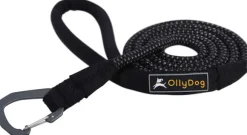 OllyDog Mountain Leash talutin, musta