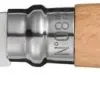 Opinel Classic Stainless Steel No8 + Sheath Beechwood 8,5 cm