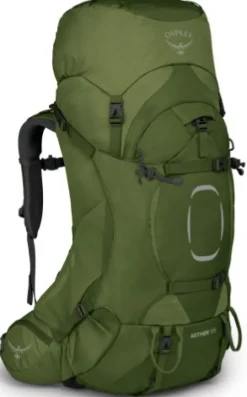 Osprey Aether 55 -rinkka, 55L (Mustard Green)