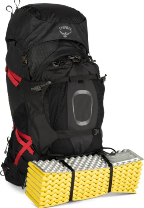 Osprey Aether Plus 100 rinkka, musta