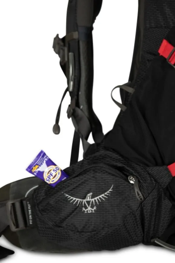 Osprey Aether Plus 100 rinkka, musta