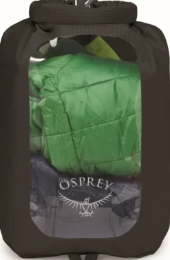 Osprey Dry Sack window kuivapussi, 12 L, musta