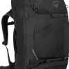 Osprey Farpoint 80 matkailurinkka, musta