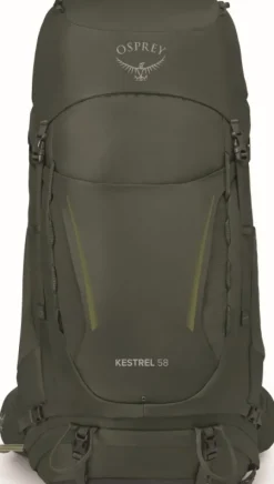 Osprey Kestrel 58 rinkka, maastonvihreä