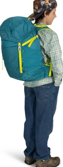 Osprey Kids Jet 28 Blue Spikemoss/Lemongrass