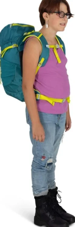 Osprey Kids Jet 28 Blue Spikemoss/Lemongrass