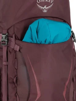 Osprey Kyte 68 naisten rinkka, ruskeapunainen