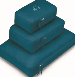Osprey Packing Cube Set pakkauskuutiot, 3 kpl, petrooli
