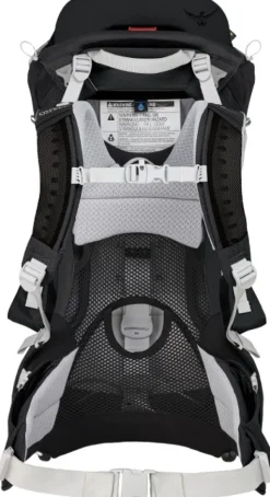 Osprey Poco Child Carrier lapsenkantorinkka sadesuojalla, musta