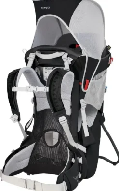 Osprey Poco Child Carrier lapsenkantorinkka sadesuojalla, musta