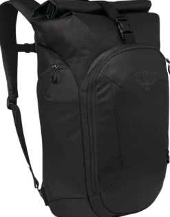 Osprey Transporter Roll Top Pack Raven Black/Black