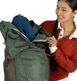 Osprey Transporter Roll Top Pack Raven Black/Black