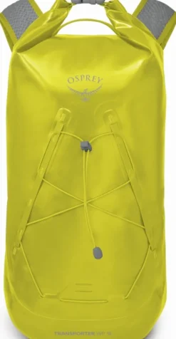 Osprey Transporter Roll Top WP 18 reppu rullasulkimella, keltavihreä