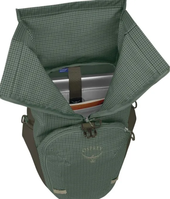 Osprey Transporter Roll Top Pack Pine Leaf/Earl Grey