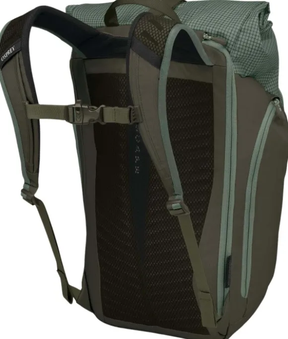 Osprey Transporter Roll Top Pack Pine Leaf/Earl Grey