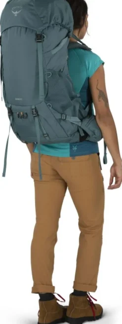 Osprey W's Renn 50 Cascade Blue/Melon Orange