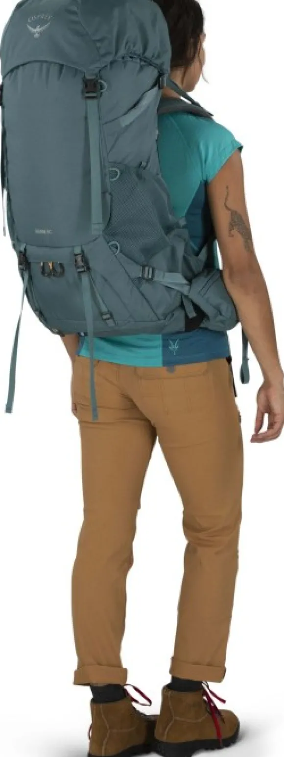 Osprey W's Renn 50 Cascade Blue/Melon Orange