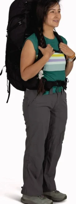 Osprey W's Tempest 44 Black/Coal Grey