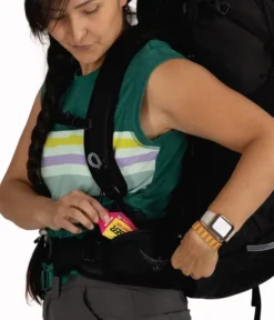 Osprey W's Tempest 44 Black/Coal Grey