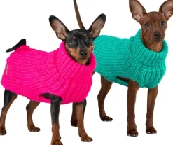 PAIKKA Knit Sweater koiran villapaita, 20-30 cm, Green