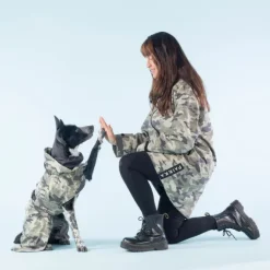 PAIKKA Recovery Raincoat koiran sadetakki, 35-50 cm, Camo
