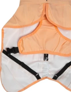 PAIKKA Reflective Shell Raincoat Peach 55-60 cm