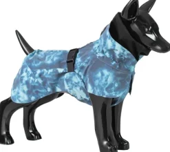 PAIKKA Visibility Raincoat koiran sadetakki, 35 - 50 cm, sininen