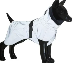 PAIKKA Visibility Raincoat koiran sadetakki, 30 cm, harmaa