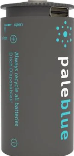 Pale Blue Li-Ion ladattavat C paristot, 2 kpl