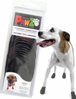 Pawz Dog Boots Black S