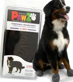 Pawz Dog Boots Black XL