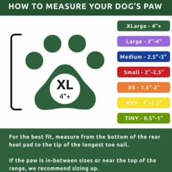 Pawz Dog Boots Black XL