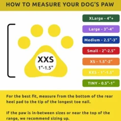 Pawz Dog Boots Black XXS