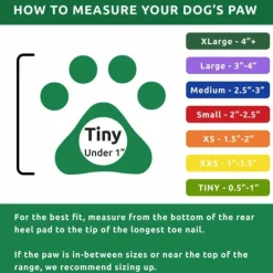 Pawz Dog Boots Color Apple Green Tiny