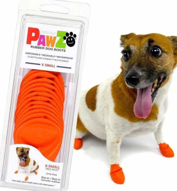 Pawz Dog Boots Color Orange XS
