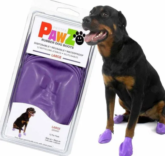 Pawz Dog Boots Color Purple L