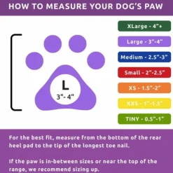 Pawz Dog Boots Color Purple L