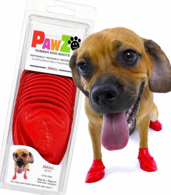 Pawz Dog Boots Color Red S