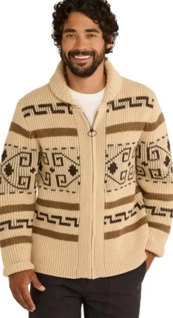 Pendleton The Original Westerley neuletakki, Tan/Brown