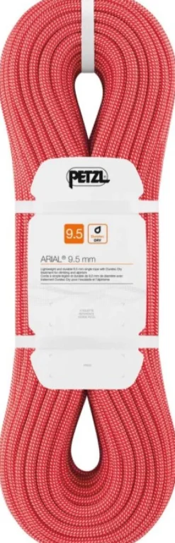 Petzl Arial 9.5 mm rope Red 60 m