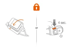 Petzl Bindi -ladattava otsalamppu, 200lm (Orange)