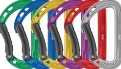 Petzl 6-Pack Spirit Bent karabiinit, 6 kpl