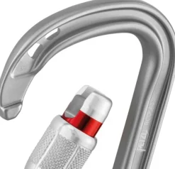 Petzl Rocha Screw-Lock Carabiner karabiini, Grey Light gray