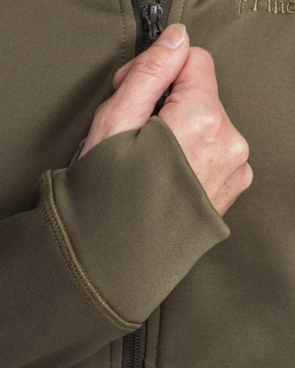 Pinewood Finnveden Hoodie naisten fleecetakki, Olive