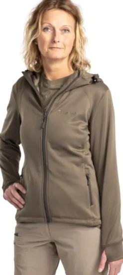 Pinewood Finnveden Hoodie naisten fleecetakki, Olive